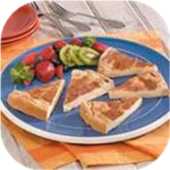Cream Cheese Dessert Wedges