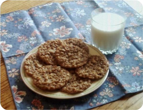 Maple Oat Chewies (Cookies)