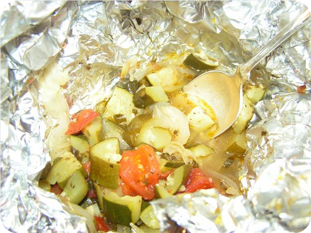 Zucchini Packets for the Grill