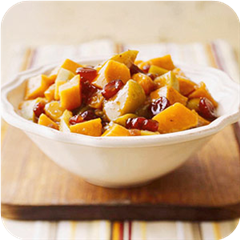 Maple-Ginger Sweet Potatoes