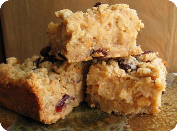 Peanut Butter and Cranberry Bars