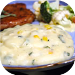 Creamy Polenta with Roasted Corn and Fresh Sage