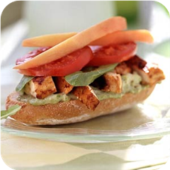 Grilled Chicken Mole Sandwich