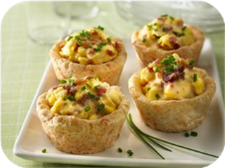 Scrambled Egg Biscuit Cups