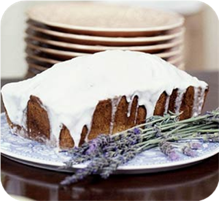 Garden lavender pound cake 