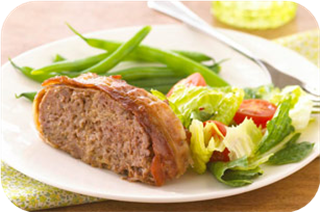 Cheesy Bacon Meatloaf