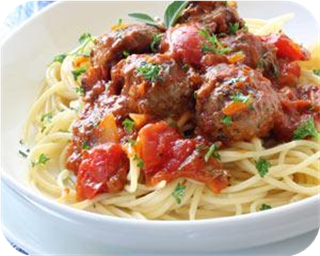  Ultimate meatballs with spaghetti