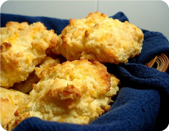 Cheese and Garlic Drop Biscuits