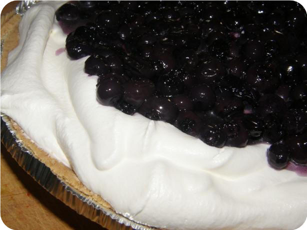 Rose's Easy Banana Blueberry Pie