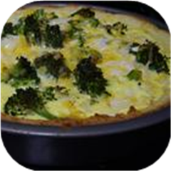 Broccoli Quiche with Mashed Potato Crust