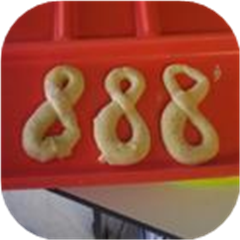 Sour Cream Figure-Eights