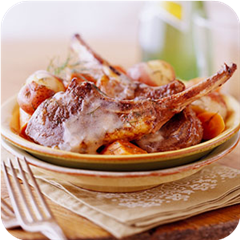 Braised Lamb with Dill Sauce