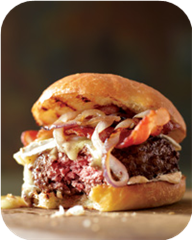 Bacon Burgers on Brioche Buns
