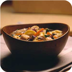 Chicken tortellini soup 