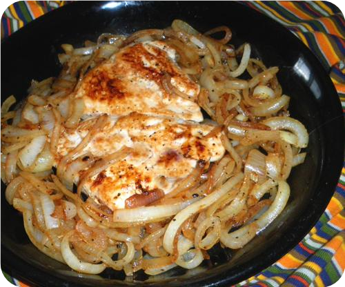 Chicken with Caramelized Onions