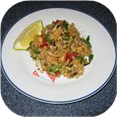 Chinese Chicken Rice Salad