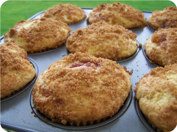 Gail's Peach Muffins Supreme