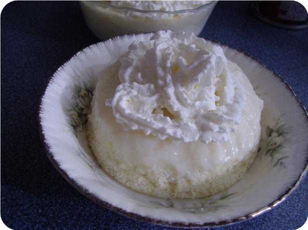 Lemon Cake Custard
