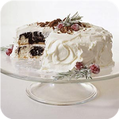 White Chocolate Snowdrift Cake