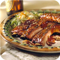 Southwestern ribs with a rub 