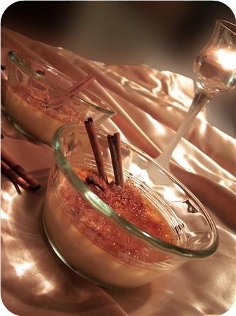 Cardamom Spiced Light Creme Brulee