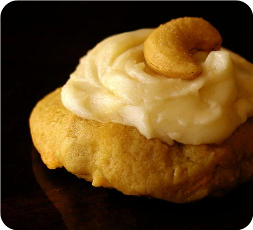 Cashew Cookies With Burned Butter Frosting