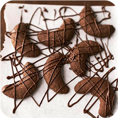 Almond-Chocolate-Hazelnut Crescents 