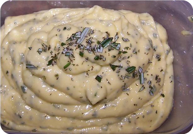 Chicken Breasts with Rosemary Honey Butter.