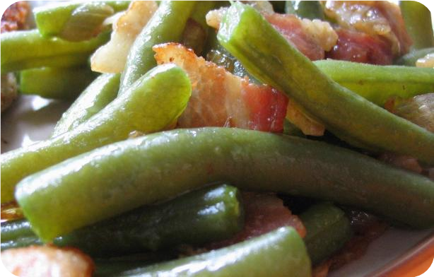 Green Beans With Bacon &amp; Onion