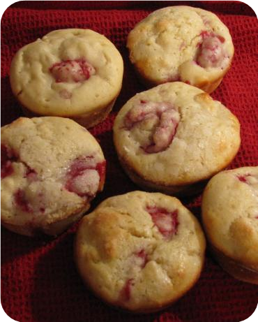 Sugar-Crusted Raspberry Muffins