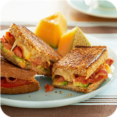 Bacon grilled cheese