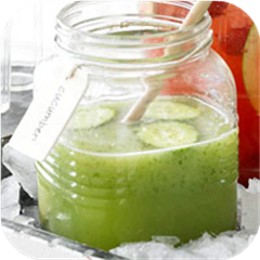 Cool-as-a-cuke lemonade 