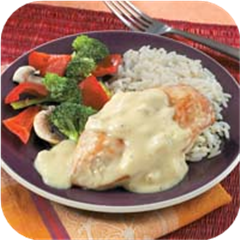 Creamy Dijon Chicken with Rice