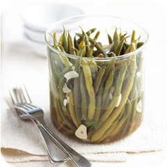 Pickled Dilled Green Beans