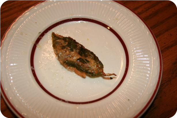 Fried Basil Leaves