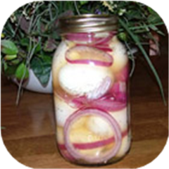 Garlic Pickled Eggs