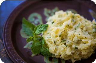 Sweet Potato Mash with Mint Recipe