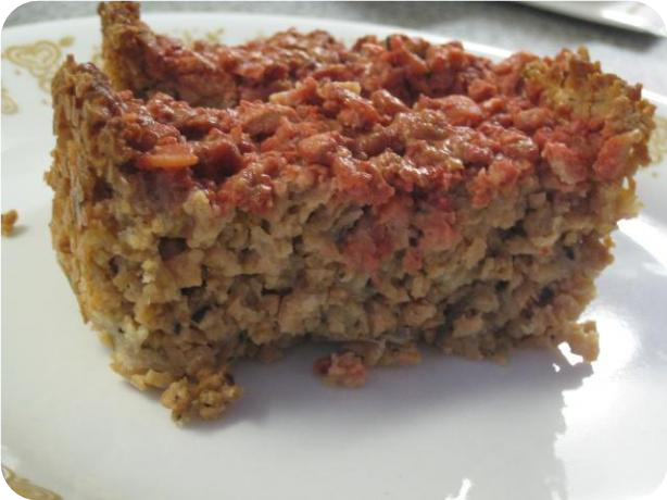 Low Fat Rice Krispie Meat Loaf