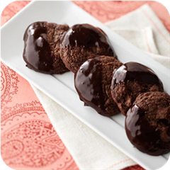 Ultimate chocolate-dipped cookies 