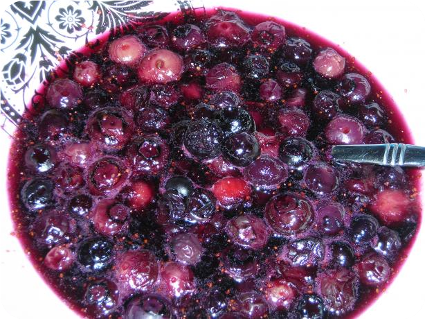 Blueberry-Maple Syrup Sauce