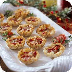 Tomato Quiche Tartlets 