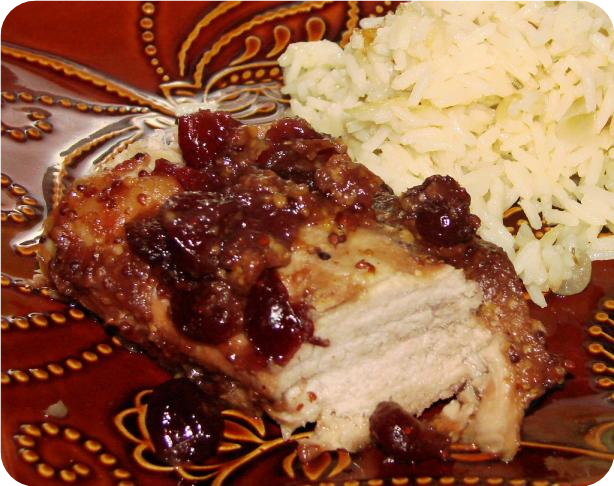 Cranberry-Mustard Pork Tenderloin