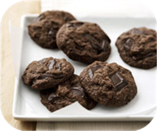 Double Dark Chocolate Cookies