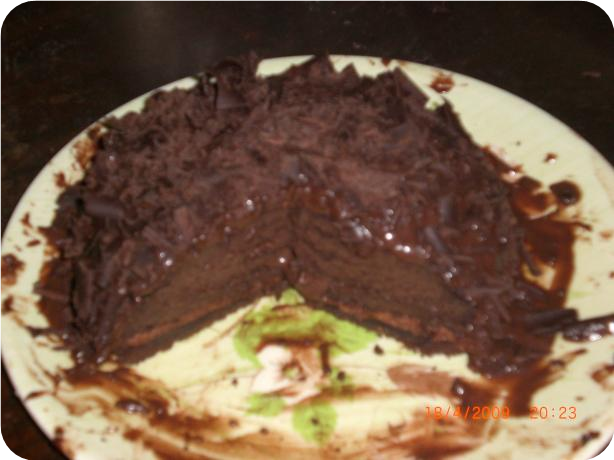 Decadent Chocolate Cake With Ganache