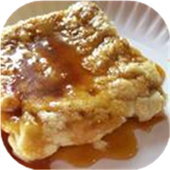 German Pancake with Buttermilk Sauce