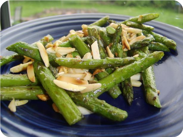 Asparagus With Toasted Almonds