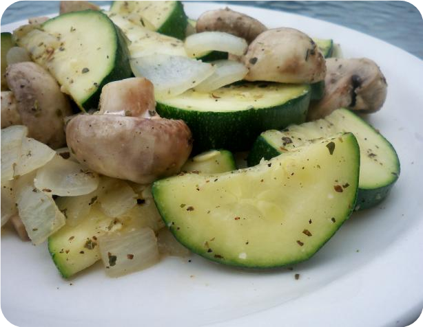 Zucchini and Mushroom Skillet