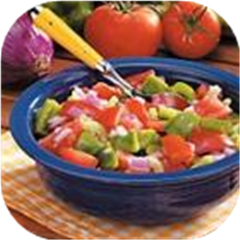 Green Pepper Tomato Salad