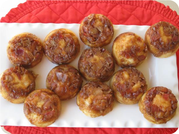 Upside-Down Rhubarb Muffins