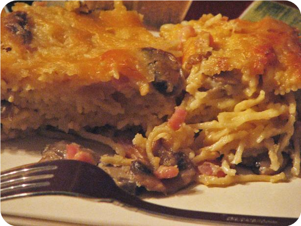 Creamy Ham Spaghetti